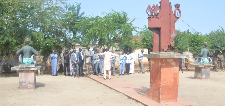 Visite du site de désorientation des esclaves